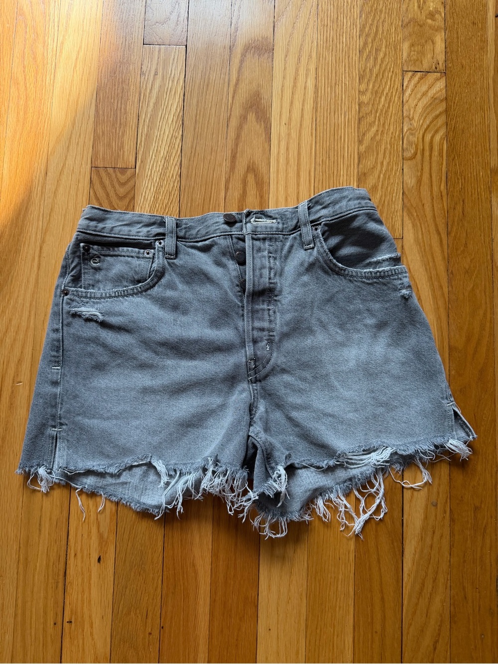 ETICA Haven Relaxed Cutoff Denim Shorts - Picture 5 of 9